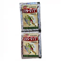 jamui ayurvedic GH Ayurvedic As-Fit Powder for Cough And Cold, 14 Sachets image 1
