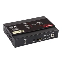 ShuOne HDMI KVM Extender 4K@30Hz, KVM Over TCP IP Support Gigabit PoE Network Switch up to 383ft Cat6 to HDMI Receiver (BLACK-383ft kvm Extenderï¼Ë†Receiver Onlyï¼â€°) image 2