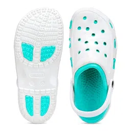 iagri Light Weight | Best Fit | Anti Skid | Water Resistant | Cushioned Clogs for Men..7 UK White image 3