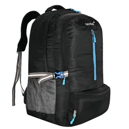 navela Large 45 L Backpack WATERPROOF TREKKING BAG HIKKING BACKPACK FOR TRAVEL & OUTDOOR Rucksack (Black) image 2