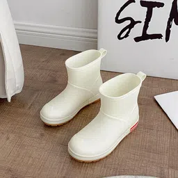 lyla Women's Rain Boots Waterproof Mid Calf Rain Boots for Outdoor Camping Travel image 5