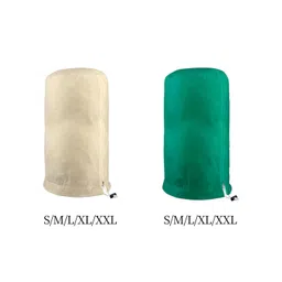 Enakshi® 3xPlant Cover Protecting Bag Winter Shrub Jacket Cold Frost Protection Beige 60cmx80cm|Yard Garden & Outdoor Living | Gardening Supplies | Plant Care Soil & Accessories | Frost Protection image 5