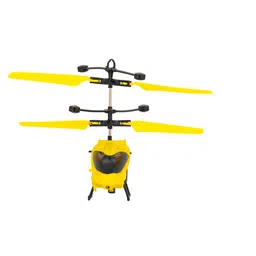 BRIJBAZAAR Remote Control Helicopter Outdoor and Indoor Flying with Electronic Radio RC Remote Control Toy | Charging with 3D Light & Safety Sensor for Kids (Multi Color) image 3