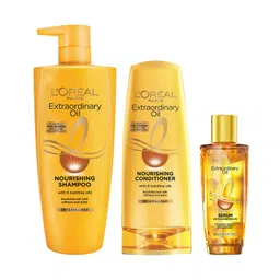 l’oréal paris L'Oreal Paris Ultimate Oil Nourish Trio (Shampoo 650ml, Conditioner 180ml, Extraordinary Serum 30ml) image 1
