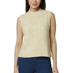 allen solly Women's Acrylic Blend Casual Sweater image 1