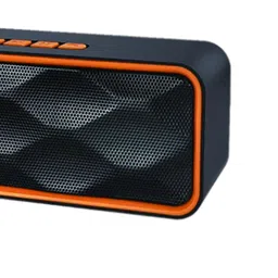 bnf bnf® Protable Bluetooth Speaker with FM Radio USB AUX for Smartphones Orange image 3