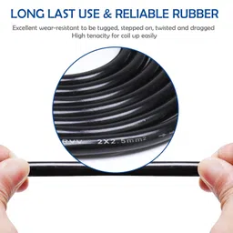 IMAGINEA Speakon Cable to 6.35 mm TS Jack Cable | Male Cables | Stereo Audio Connection Cord, 12 Gauge AWG Wires for Speaker, Loudspeaker, Amplifier with Twist Lock (Speakon to 6.35mm Cable, 5 Meter) image 4