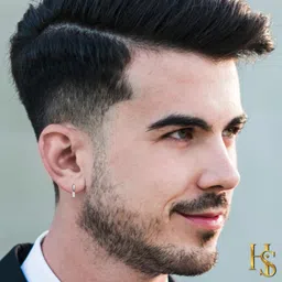 highspark 925 Silver Men's Designer Hoop Styled Earring | 92.5 Sterling Silver & Stunning Shine | Single Stud for Men | Lovely Gift - Hoop Styled image 4