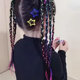 DHANABAPA Colorful Boho Hair Strings For Braids Gradient Color Hair Rope Band Hair Wrap String Hair Ribbons Rainbow Braiding Hair Tie for Women Girls Hair Accessories Elastics, 22 pcs - Multicolor. image 3