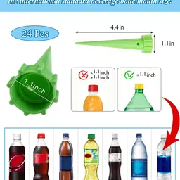 ramoni 24PCS Plant Water Dropper, Automatic Water Dripper for Plants, Drip Irrigation Kit, Plant Self Watering Spikes Devices with Slow-Release Control, Self Watering Device for Plant Home Garden image 2