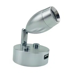 indydukaan (shopping at your figertips) Indy Mall LED Lights 12V-24V USB Charging Port Aluminum for RV CER CING Silver 6000K image 1