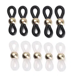 bnf 50Pcs Eye Glasses Spectacle Chain Strap Holder Loop Ends Black white 1 |Crafts | Beads & Jewelry Making | Other Beads & Jewelry Making image 2