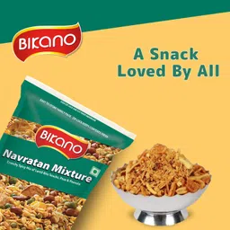 Bikano Navratan Mixture | Spicy and Crunchy | Navratan namkeen 400g+25% (Extra) image 4
