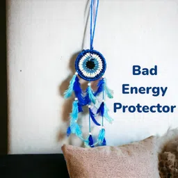 warmingo de Evil Eye Dream Catcher for Car & Home | Evil Eye Hanging | Car Hanging for Good Luck & Prosperity | Bad Energy Protector | Car Evil Eye image 4