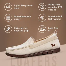 neeman's Flex Knit Loafer for Men | Breathable Knit Upper Comfortable, Lightweight & Flexible Sole image 5