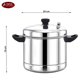 Prithi Home's and Kitchen 24 Cavity 6 Plate Idli Cooker, 24 Idli Maker Stainless Steel Idli Maker 24 Cavity Stainless Steel Idly Pot (6 Plate 24 Idli) - OCM Model image 3