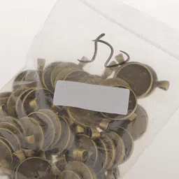 myaddiction 50 pcs Blank Round Bezel Tray Base 25mm Cabochon Necklace Pendants Bronze image 5
