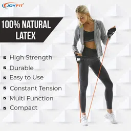 JoyFit Resistance Tube, Toning Tube with Door Anchor for Exercise, Workout image 4