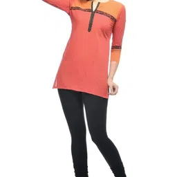 frenchtrendz Women's Cotton Spandex Stretchable Mid Rise Slim Fit Churidar Leggings Pull On image 5