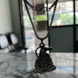 pdy fashion Siting Hanuman Locket Mens Womens Religious God Hanuman Pendant for Men & Women image 3