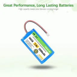 elbotics 7.4V 2000mAh Li-ion Rechargeable Battery Pack JST-PH 2.0/2P Plug Lithium-ion Batteries for Electronics Products, Toys Lighting, Bluetooth Equipment Fit for RC Helicopter Car Truck & RC Boats image 2