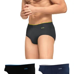 xyxx Men's Modal Relaxed Solid Briefs image 1