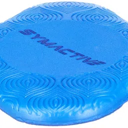 Amazon Brand - Symactive 20 mm Knee & Elbow Cushion Pad - Blue (Set of 2) | High Density Premium ECO TPE Foam | Extra Cushion, Professional Grip | Knee/Hand/Wrist Support |for Planks, Pushups, Yoga image 3