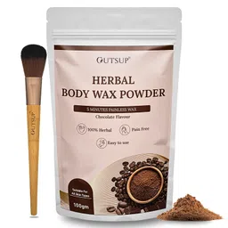 outsup Wax Powder for Hair Removal for Women & Men | Painless & Quick Solution for Hair Removal Chocolate Flavor with No harmful chemicals, Irritation, Skin Rashes & No Side Effects - 100gm image 1