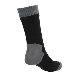 Outdoor Warm Socks Waterproof Warm Breathable Windproof Camping Socks (Black Grey) image 4