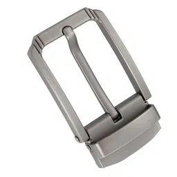 merishopp Metal Belt Buckle for 33Mm-34Mm Belt Replacement Mens Luxury Pin Belt Buckle Gray image 2