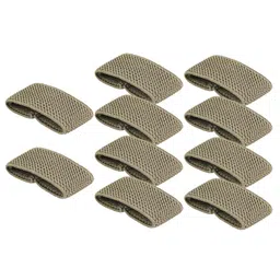 Merishopp 10 Elastic Belt Keepers Strap Retainer Band for Pants Belt Nylon Belt Loops Green image 3