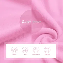 zengjo Womens Mock Neck Long Sleeve Tops Ribbed Thermal Baselayer Shirt Stretch image 2