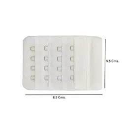 shopmefast Women's 4 Hook Bra Extender, 4 Hook 4 Eye For Women, Save Your Bra Increase Band Length (Pack Of 3) image 4