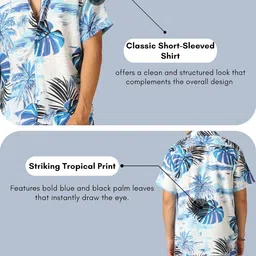 dhruvi trendz Men's Rayon Printed Co-Ord Set image 4