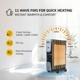 V-Guard EOFR 2900 Room Heater image 3