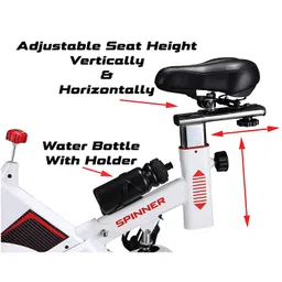 Kobo SB-4 with 13 Kg Fly Wheel Exercise Spin Bike (Imported) image 5