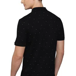 louis philippe Men's Printed Polo T-Shirt Slim fit with Color Fastness image 3