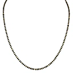 jhb Gold Plated 18 Inches Single Line Mangalsutra Chain For Women image 1