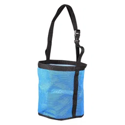 SECRET DESIRE Creations Horse Feed Bag Mesh Breathable Reinforced Bottom Hay Bag for Hanging Outdoor Blue image 4