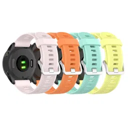 Watch Bands Compatible for Garmin forerunner 955/Forerunner 955 Solar Band Quick Release Wristband Strap Replacement Bracelet for Garmin Forerunner 955/955 Solar/Forerunner 745 Smartwatch (4 Colors A) image 1