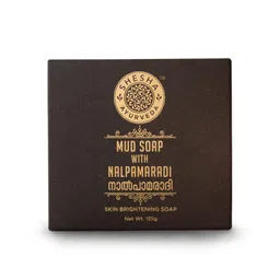 shesha naturals SHESHA AYURVEDA MUD SOAP with NALPAMARADI Skin Brightening Soap Bar 125G -Pack of 1 image 1