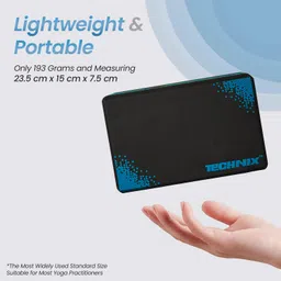 Technix 8907313009121 Foam Printed Yoga Brick, Pack of 2 (Grey/Blue) image 3