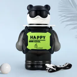 R for Rabbit Tritan Astro Premium Baby Water Sipper for Kids | BPA Free & Non Toxic Leak Proof Drinking Silicone Straw Sippy Cup for 12+ Months Baby Boy and Girl (1000 ml,Black) image 1