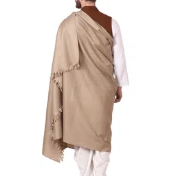 pashtush Mens Thick Blended Wool Lohi, Mens Shawl with 50% Australian Merino Wool image 4