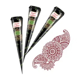 Prem Dulhan Mehendi Cone 12pc in 1 Box, 100% Pure Leaf of Natural Henna (Pack of 5) image 5