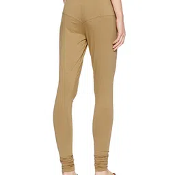 lyra Women Solid Premium Cotton Churidar Leggings | Mid-Waist | Fashionwear image 2