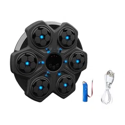 UJEAVETTE® Smart Music Boxing Machine Punching Pad Music Boxing Trainer Black image 2