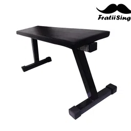 fratiisingh FratiiSingh's Heavy Duty Flat Gym Bench for Multiple Workouts and Strength Training image 2