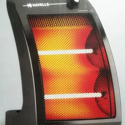 Havells Bero Quartz Heater Black 800 watt 2 Heat Settings 2 Year Product Warranty image 1