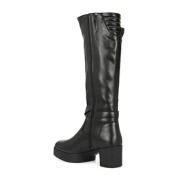 delize Brown Women Knee ankle boots 66370 image 3